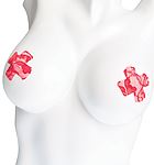 Selvklebende brystvorteskjulere, blonder, 2 par (4 stk)